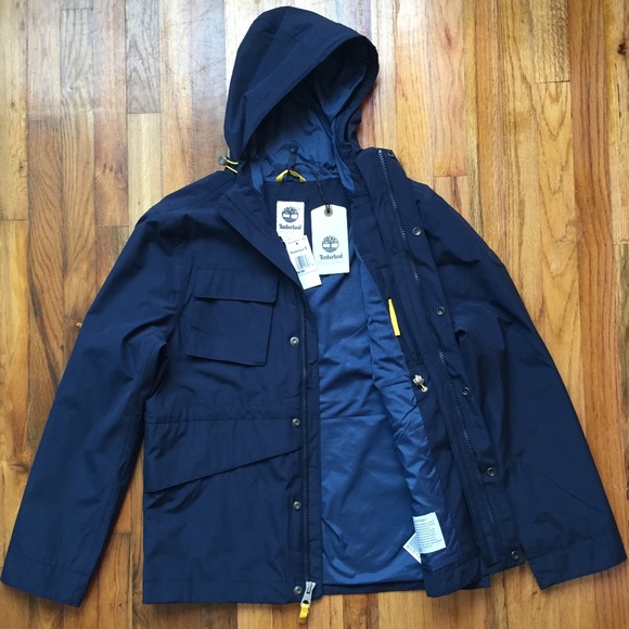 Timberland Jackets \u0026 Coats | Timberland Men's Mount Clay Waterproof Jacket | Color: Blue/Yellow | Size: M | Moesice's Closet